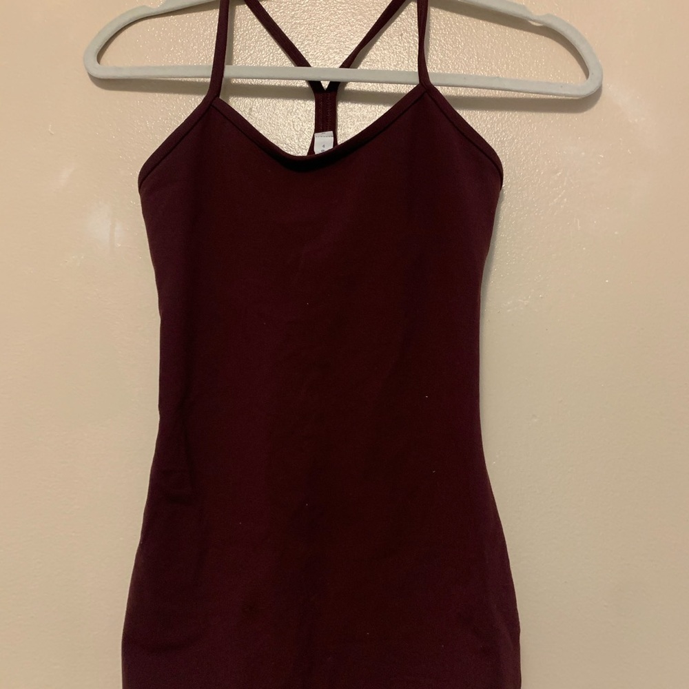 Lululemon Tank in Burgundy size 6